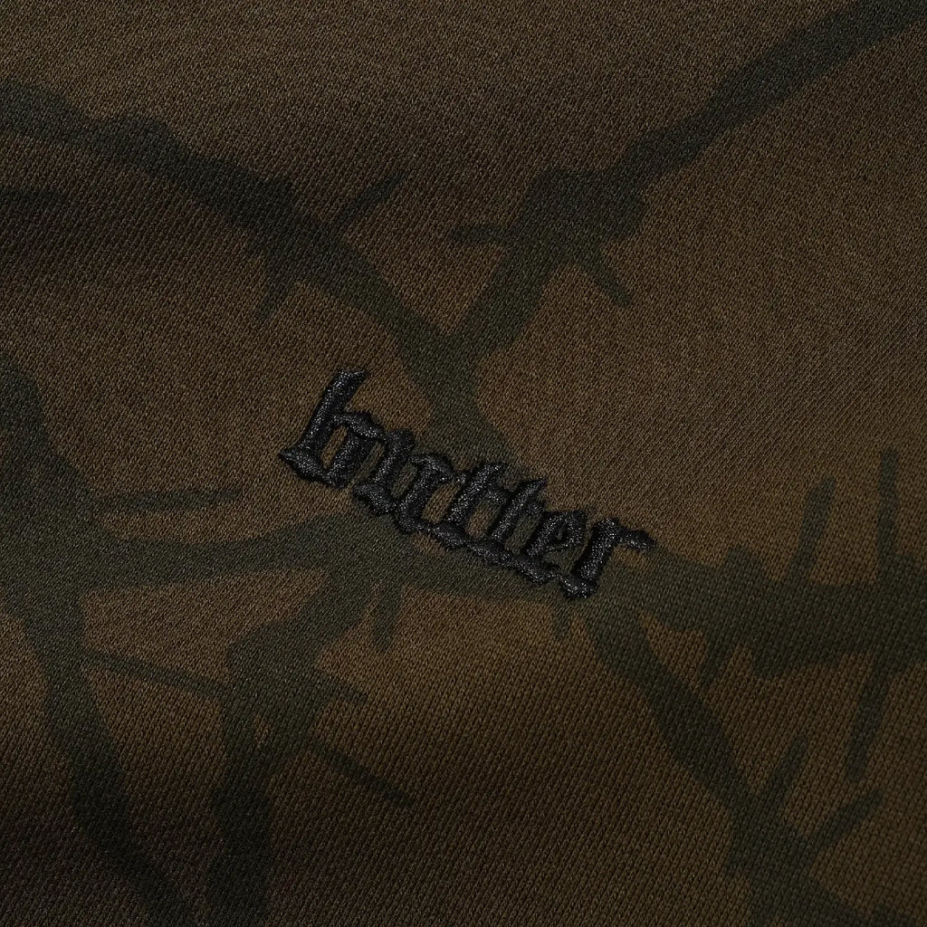 Butter Goods Wired Zip-Thru Hoodie - Fudge - logo