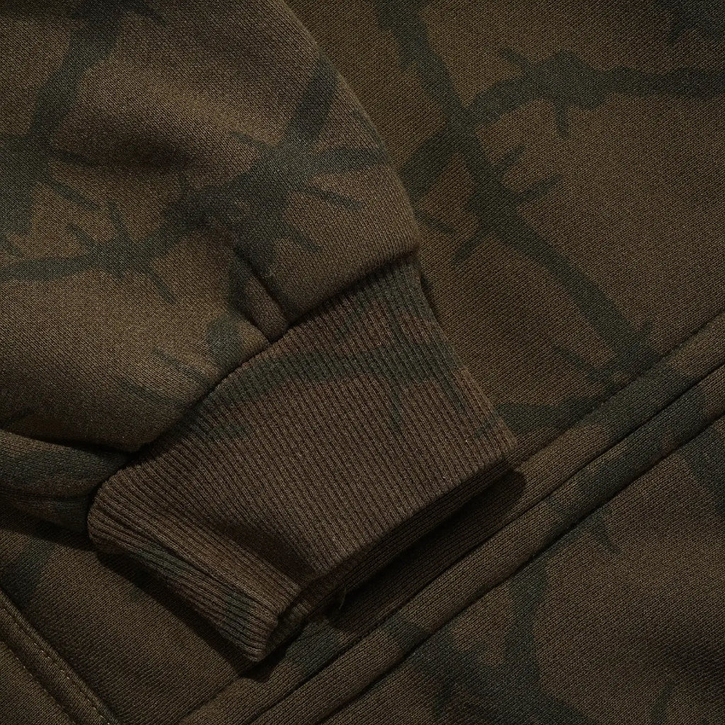 Butter Goods Wired Zip-Thru Hoodie - Fudge - cuff
