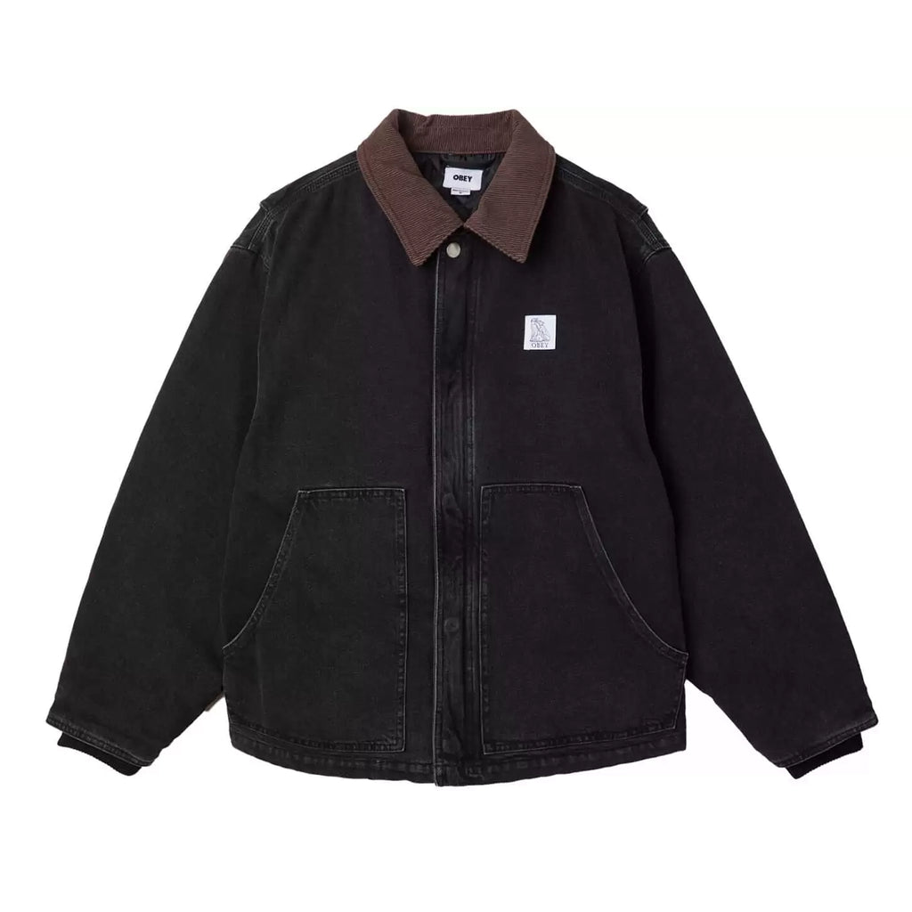 Obey Clothing Work Around Jacket - Faded Black