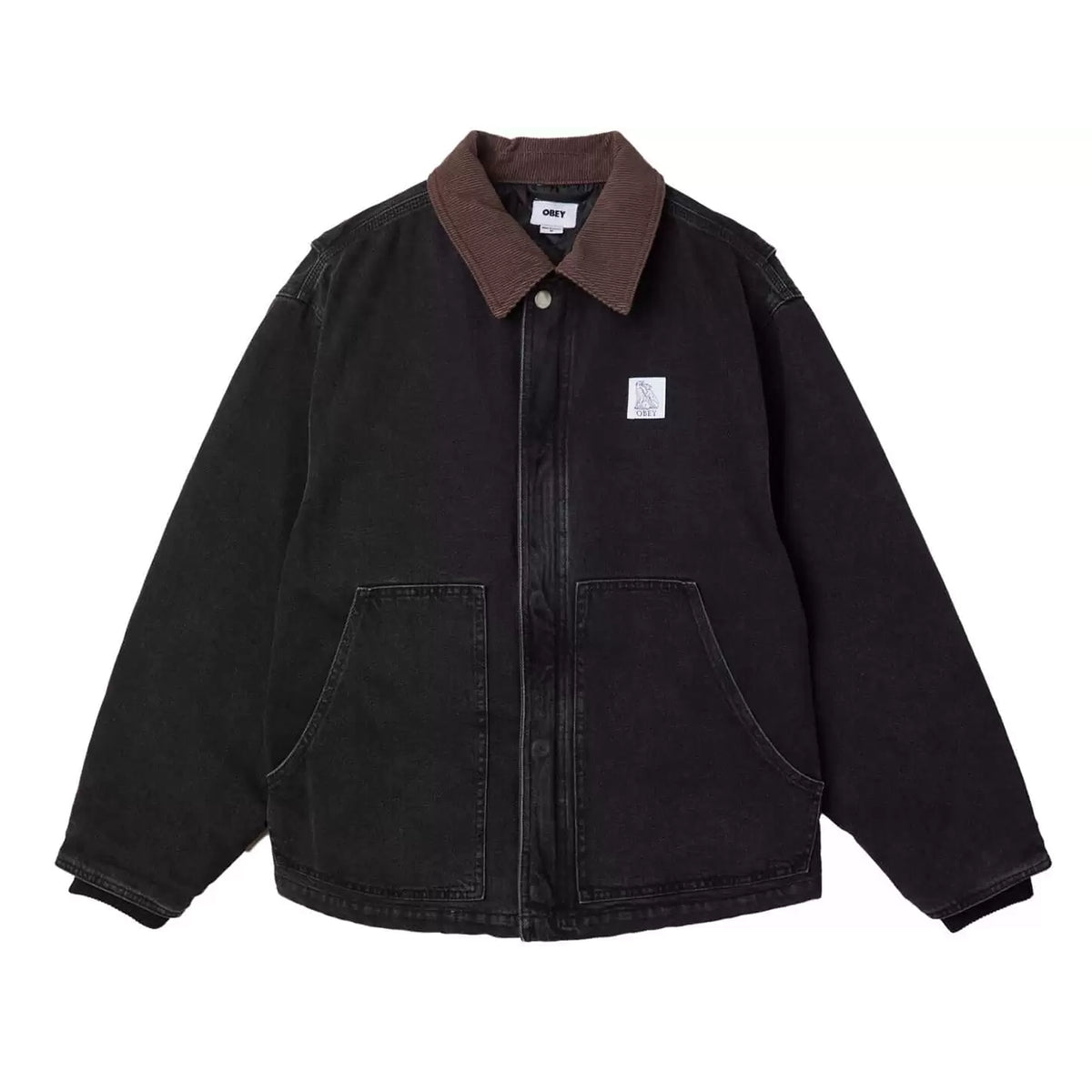 Black online work coat