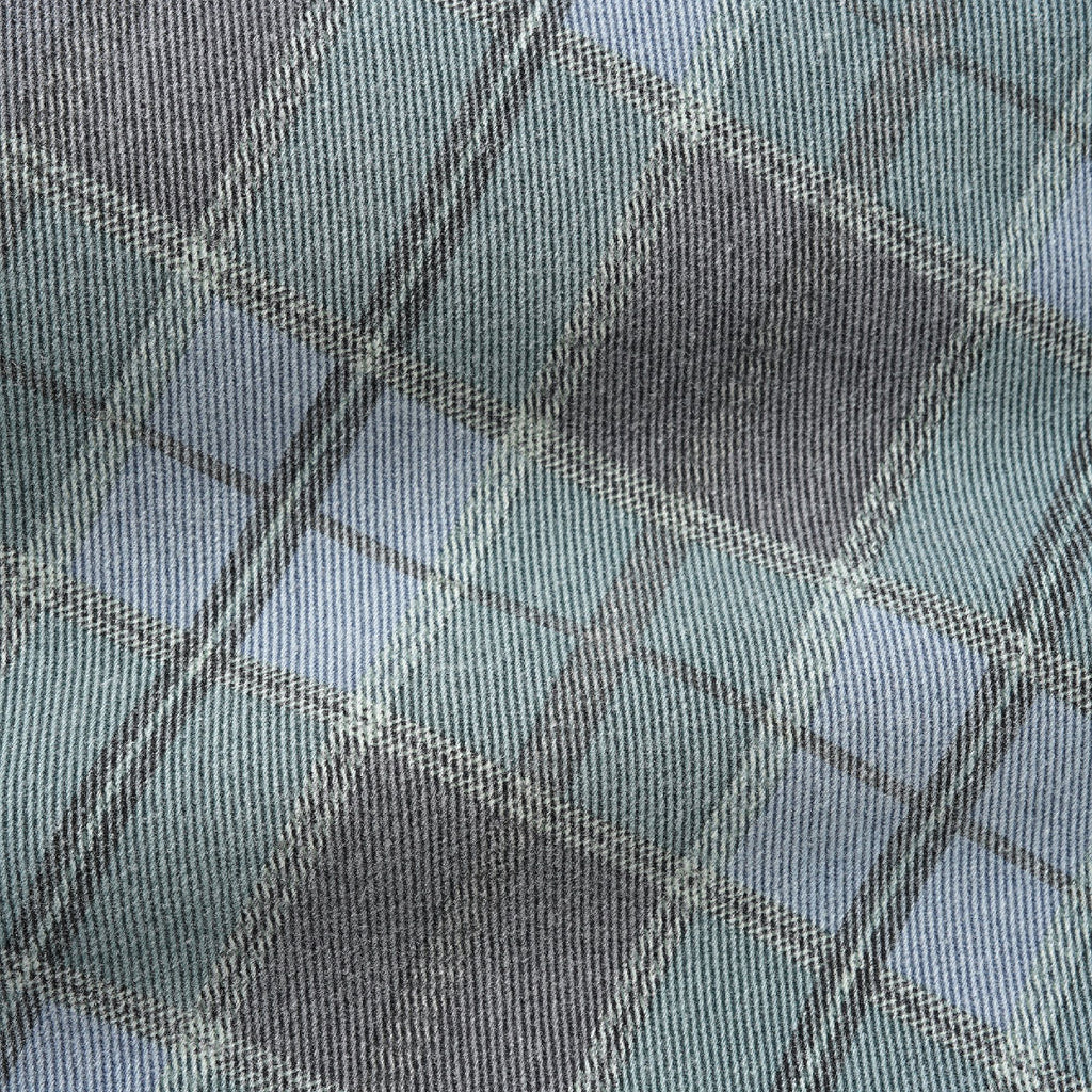 Butter Goods Work  Shorts - Plaid - closeup