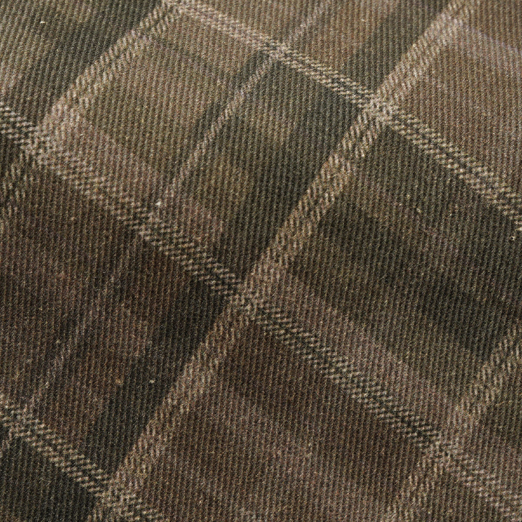 Butter Goods Work Shorts - Washed Plaid - close up
