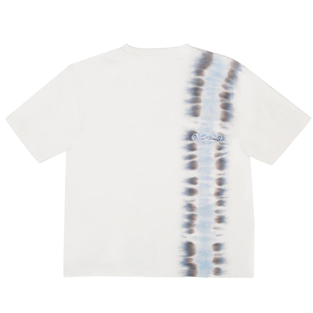 Yardsale Flower Tie Dye T Shirt - White - back