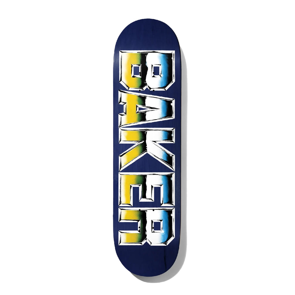 Baker Skateboards ZA Chrome Zone Skateboard Deck - 8.5" - Bottom