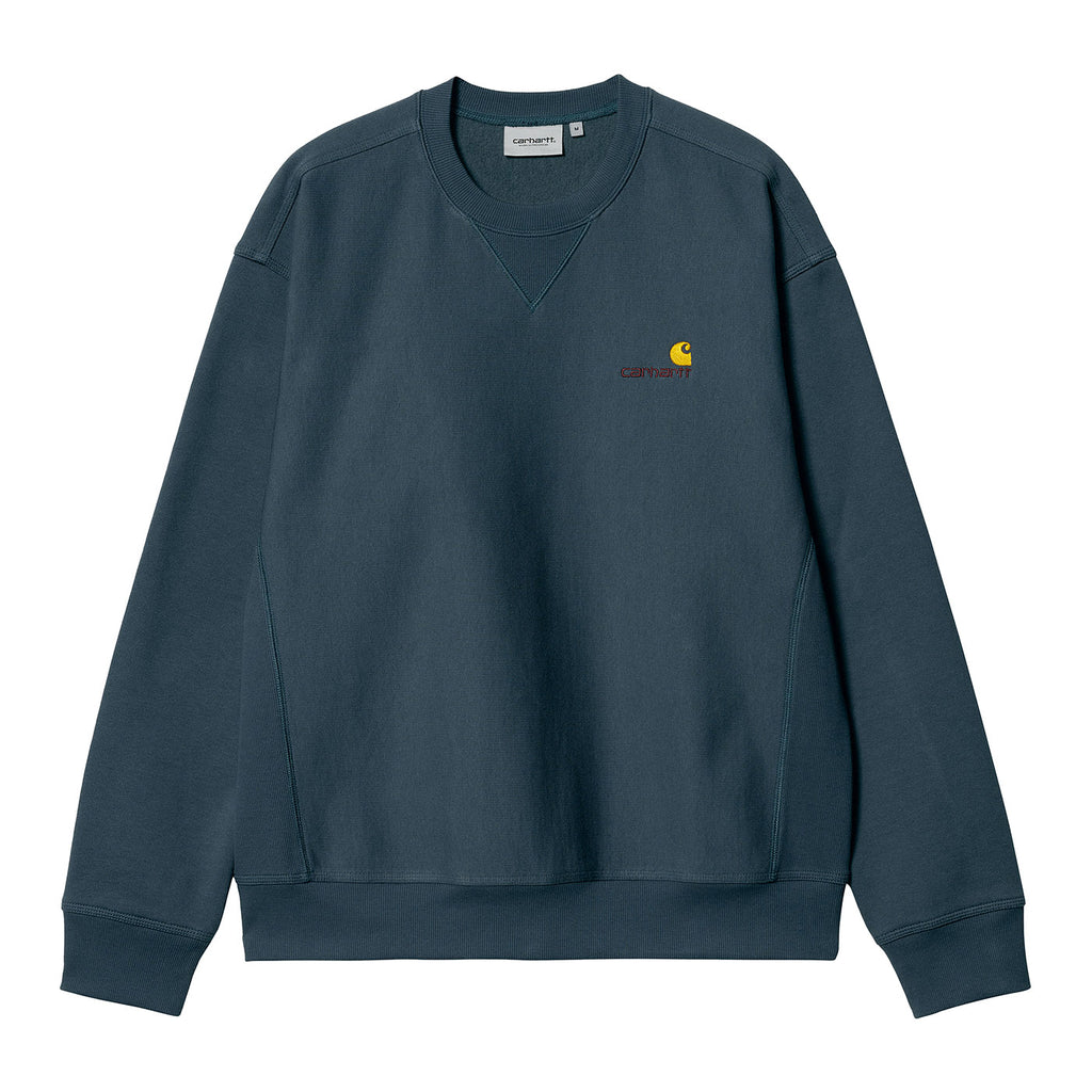 Carhartt WIP American Script Sweatshirt - Ore - front