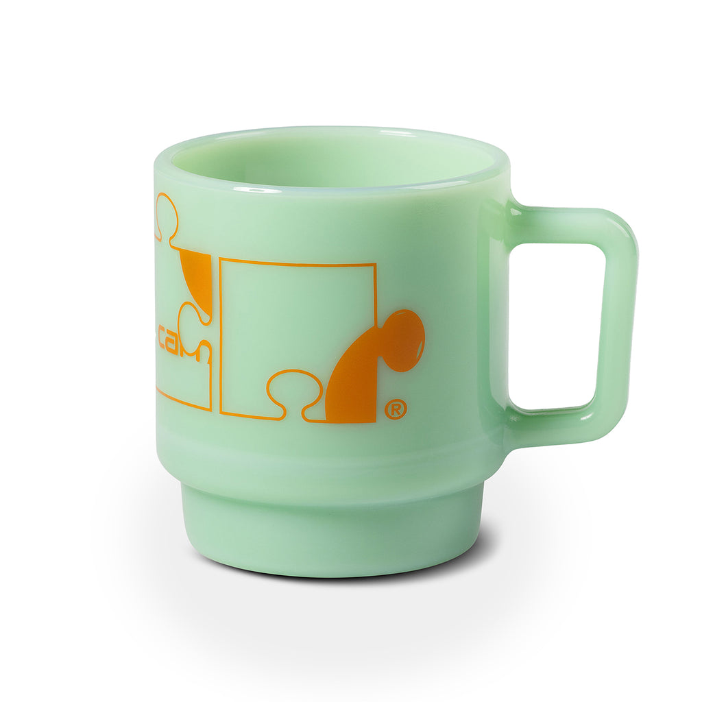 Carhartt WIP Assemble Glass Mug - Glass Jade / Carhartt Orange
