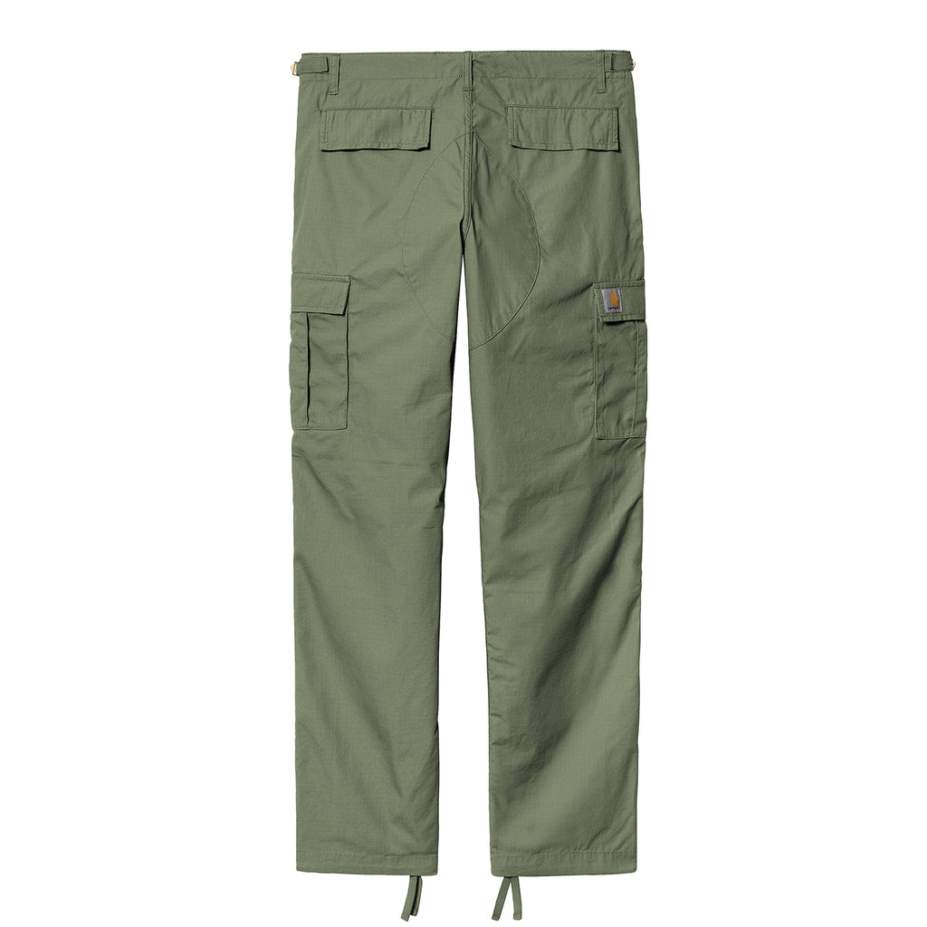 Carhartt WIP Aviation Pant - Dollar Green rinsed - back