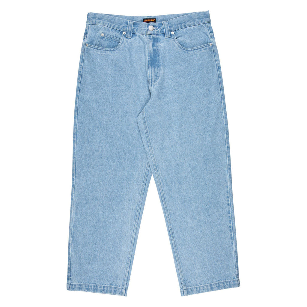 Santa Cruz Classic Label Denim Jeans - Stone Wash