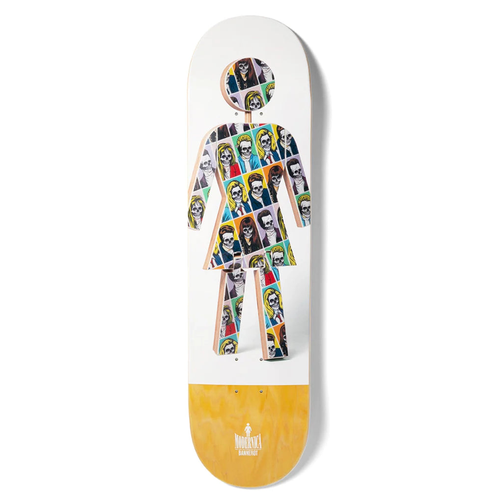 Girl Skateboards Modernica OG Simon Bannerot  Skateboard Deck - 8.5"