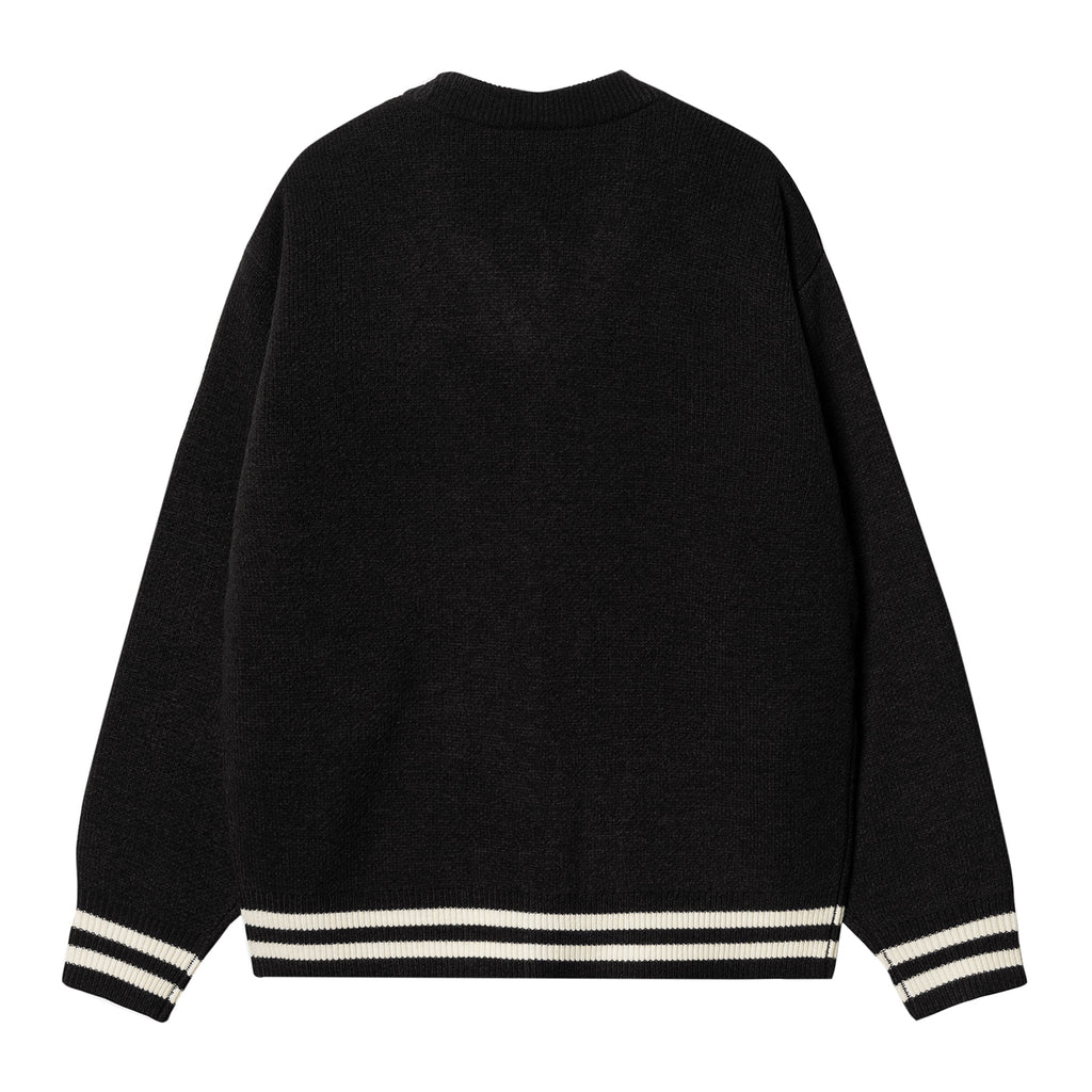 Carhartt WIP Ducks Cardigan - Black / Wax - back
