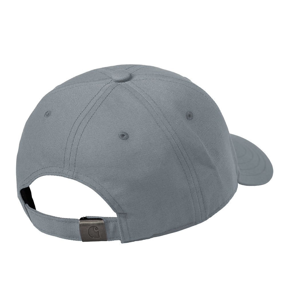 Carhartt WIP Canvas Script Cap - Dove Grey / Wax - back