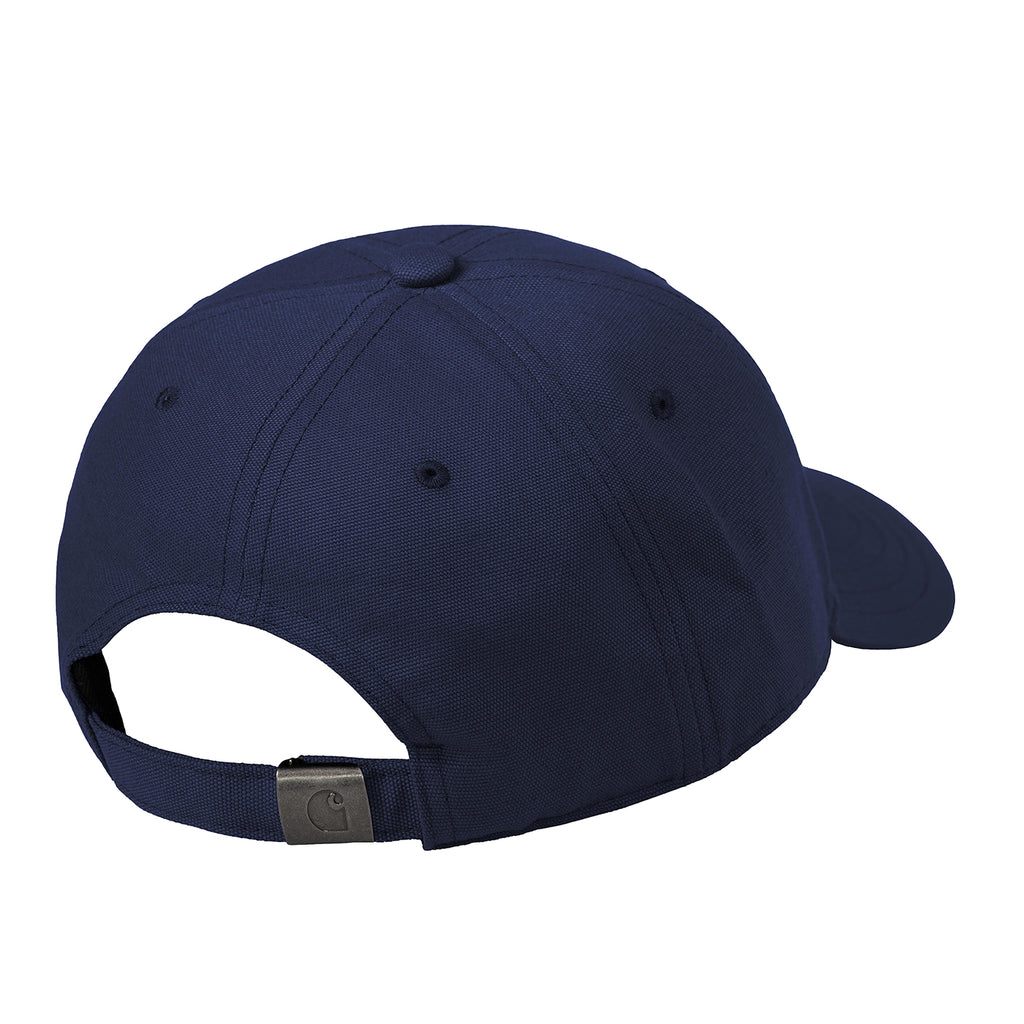 Carhartt WIP Canvas Script Cap - Ink /Air Yellow - back