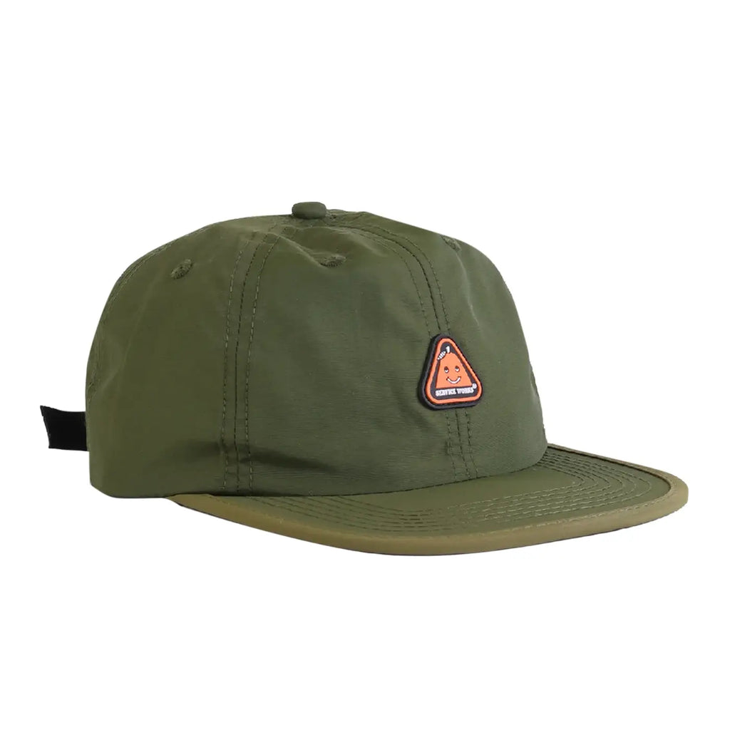 Sticker Point Cap Nylon Sticker Cap in Green by Service Works | Bored of Southsea
