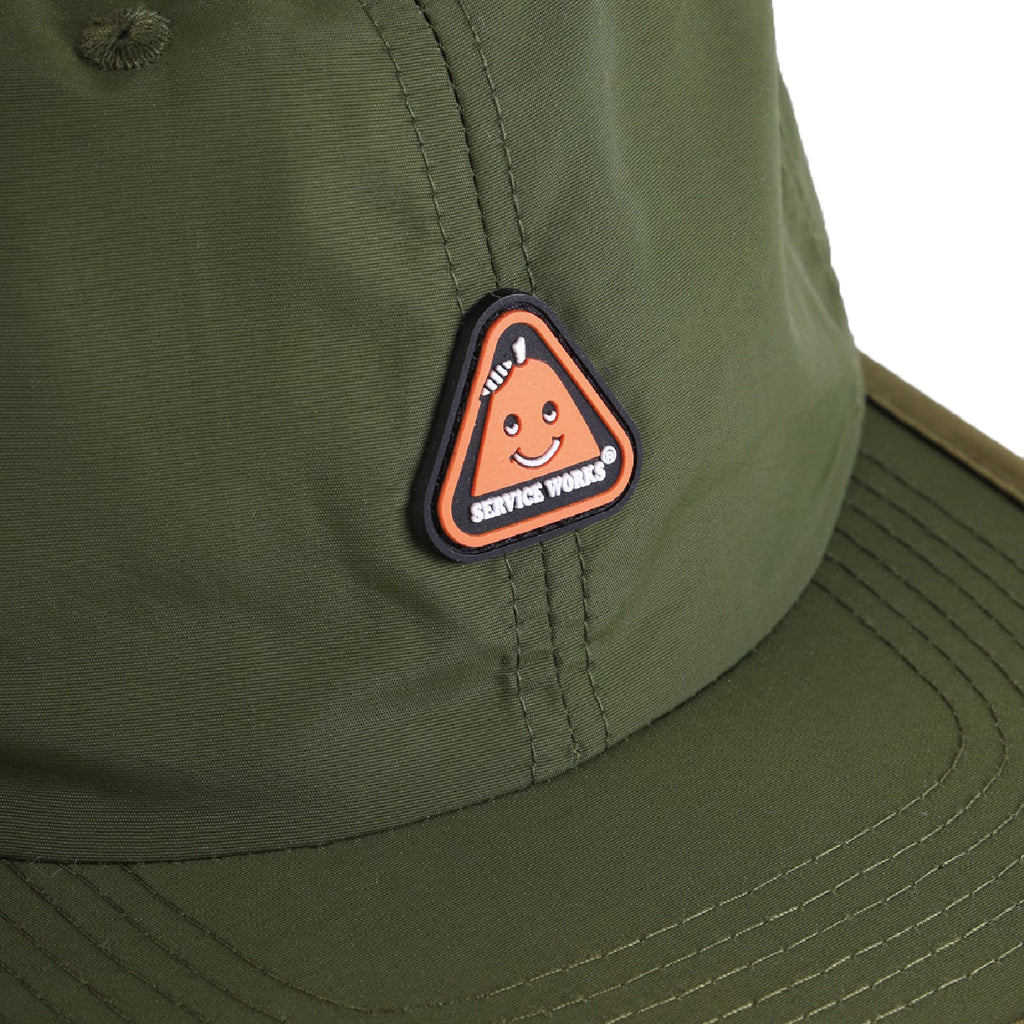 Sticker Point Cap Nylon Sticker Cap in Green by Service Works | Bored of Southsea