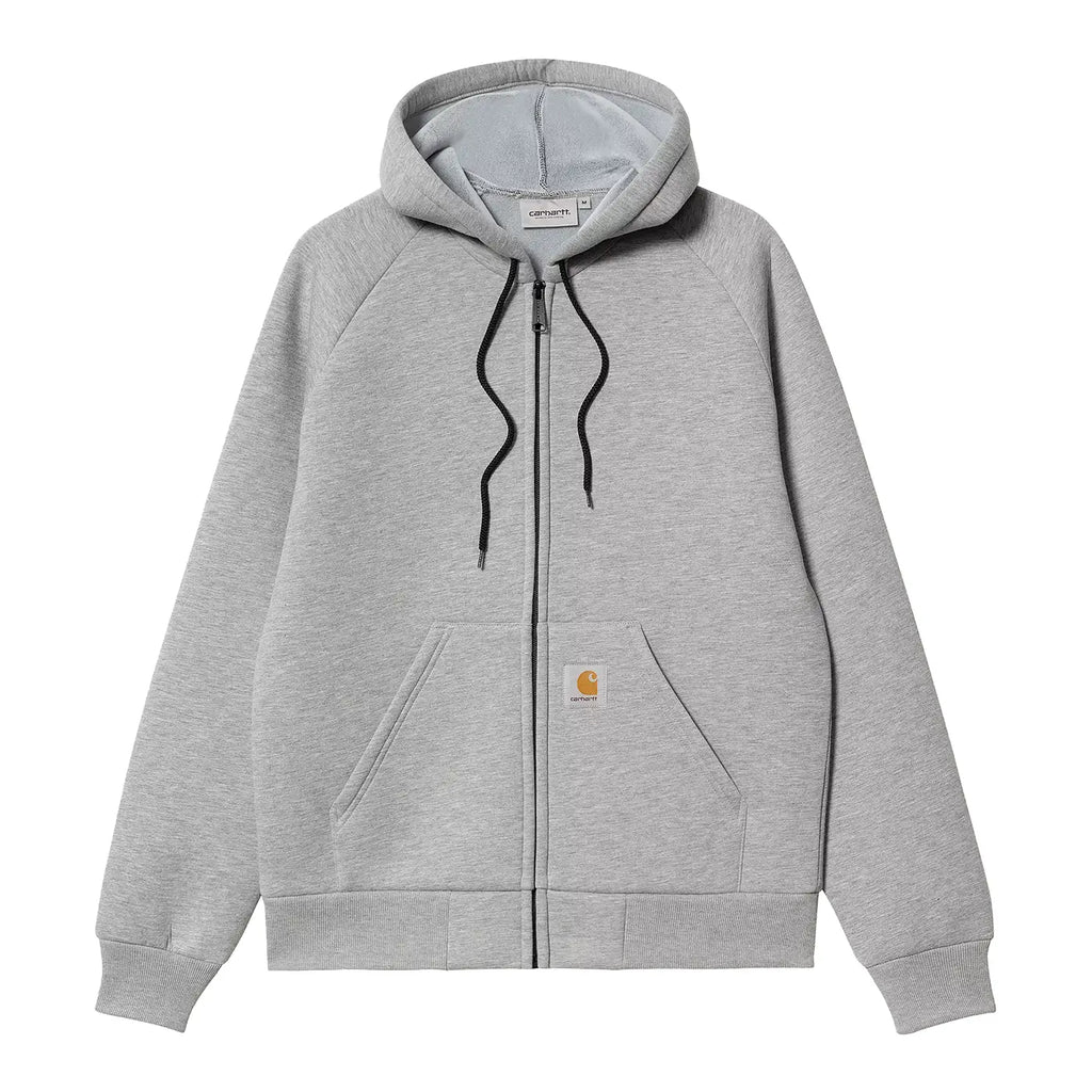 Carhartt WIP Car Lux Hooded Jacket - Grey Heather / Grey - front