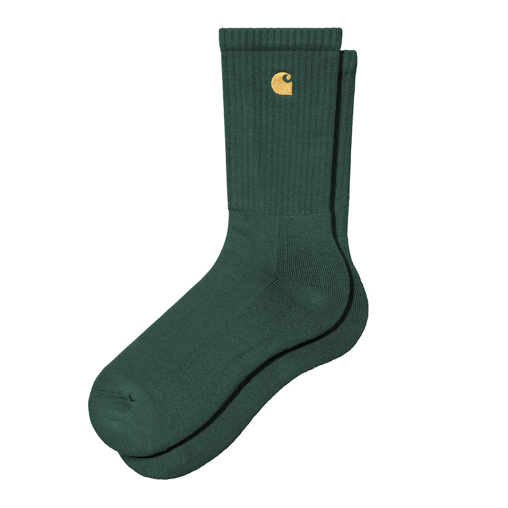 Carhartt WIP Chase Socks - Discovery Green / Gold