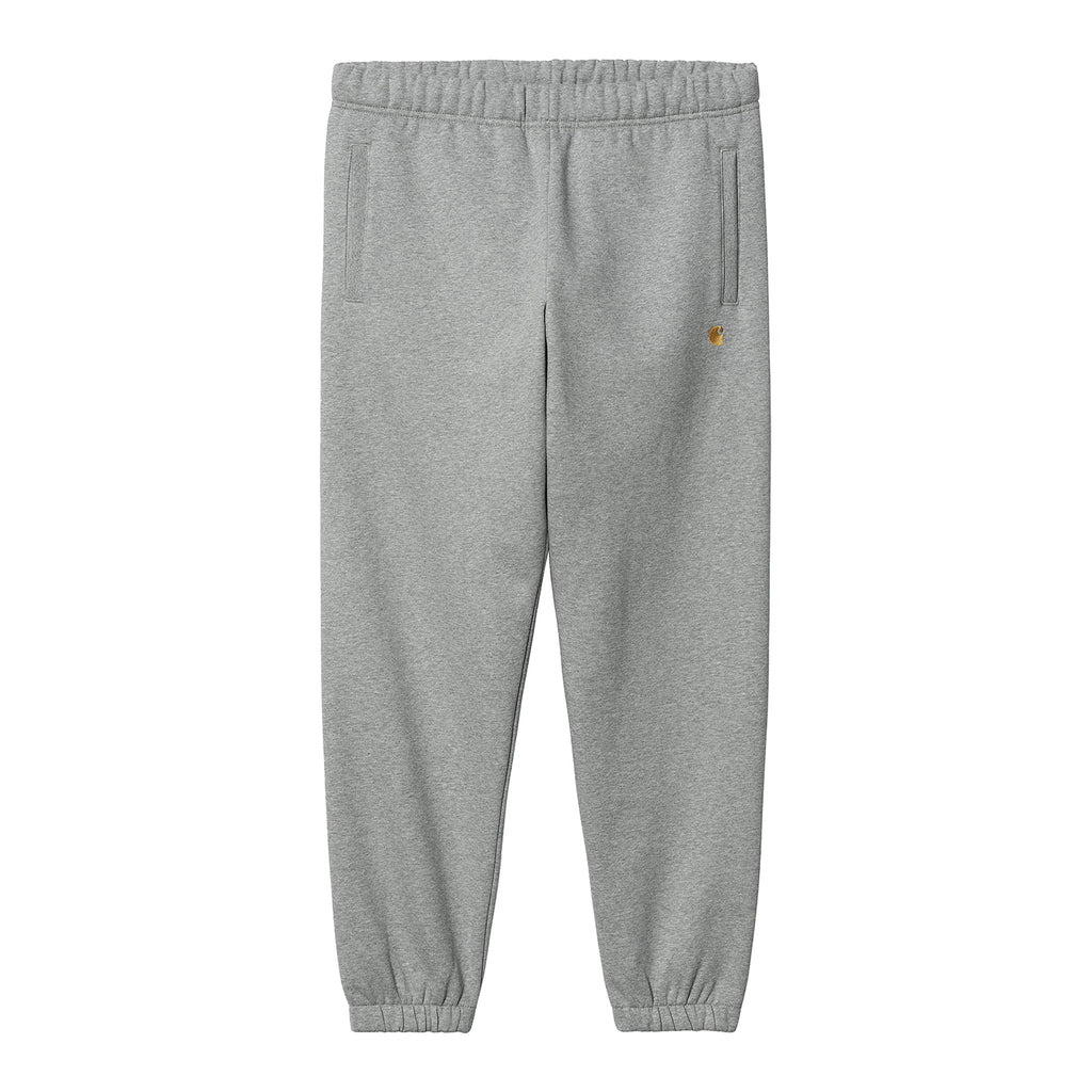 Carhartt WIP Chase Sweat Pant - Heather Grey / Gold