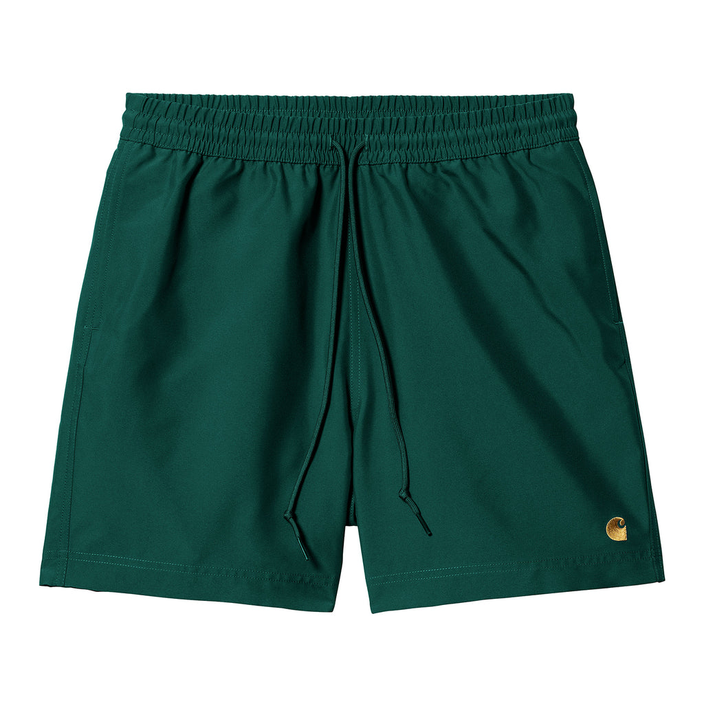 Carhartt WIP Chase Swim Shorts - Chervil / Gold