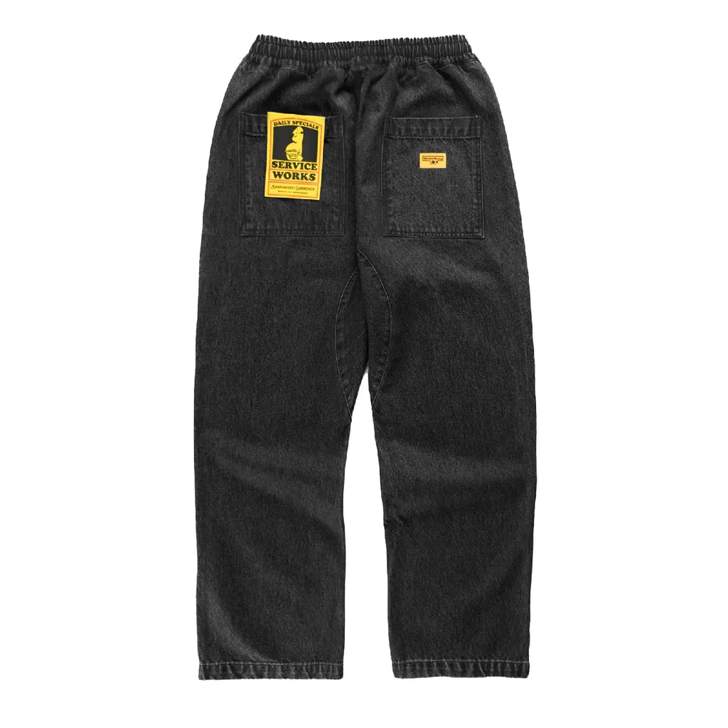 Service Works Denim Chef Pant - Black