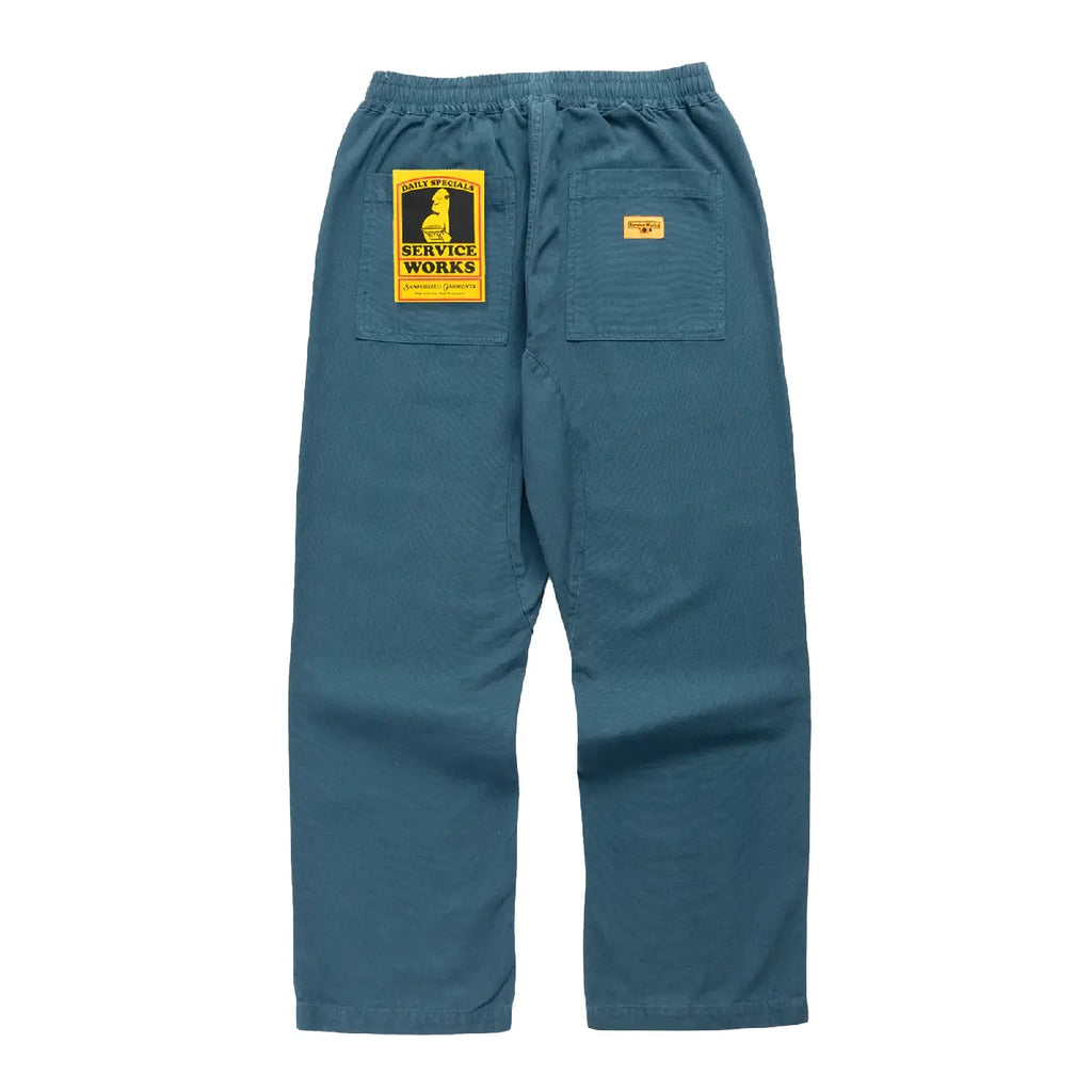 Service Works Canvas Chef Pant - Petrol