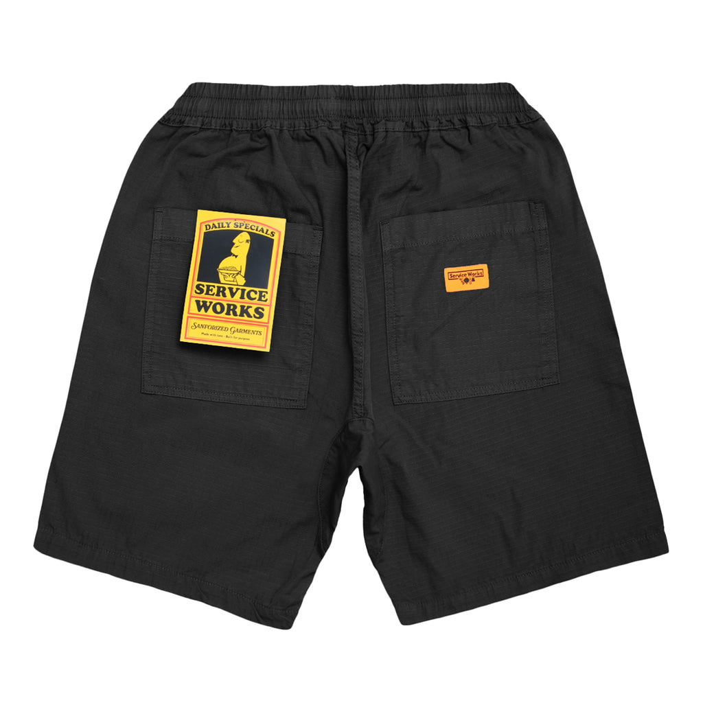 Service Works Ripstop Chef Shorts - Black