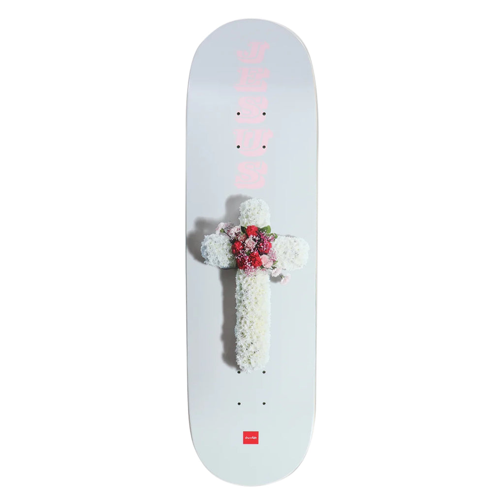 Chocolate Skateboards Flowers One Off Jesus Skateboard Deck - 8.125"