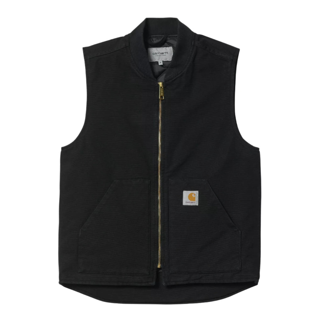 Carhartt WIP Classic Vest - Black Rinsed - main