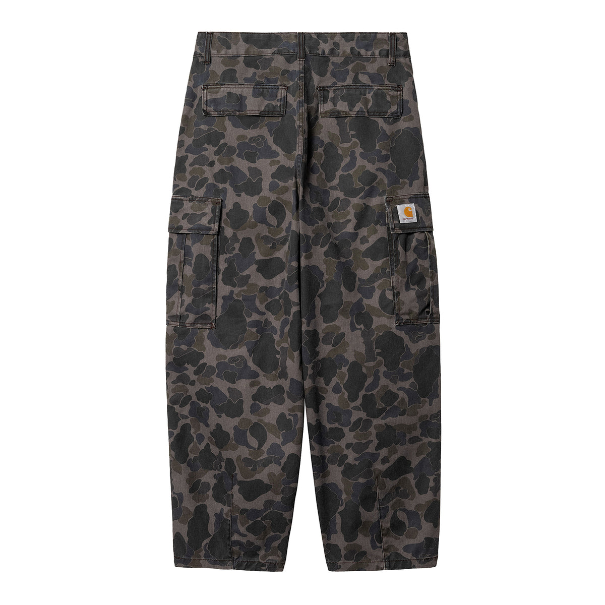 Cole Cargo Pant in Camo Duck Grey stone washed by Carhartt