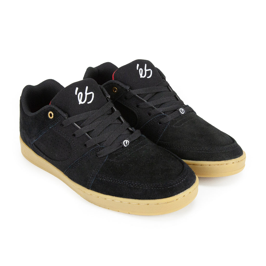 eS Accel Slim Skate Shoes Black / Gum - pair