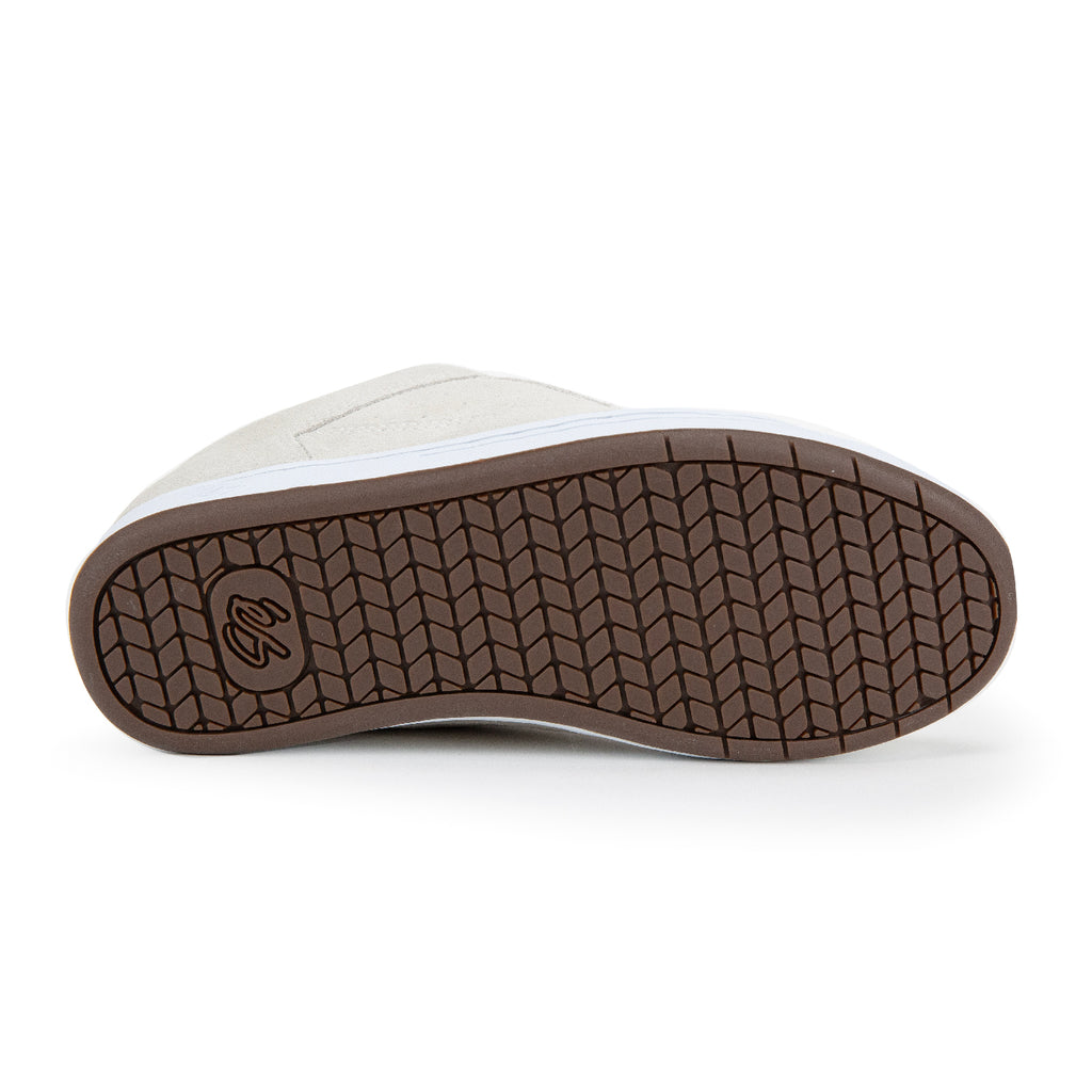 eS Accel OG Skate Shoes - White / Gum - sole
