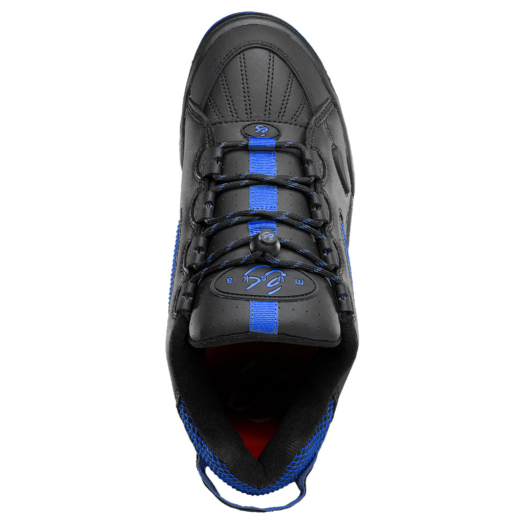 éS Muska Skate Shoes - Black / Royal - top