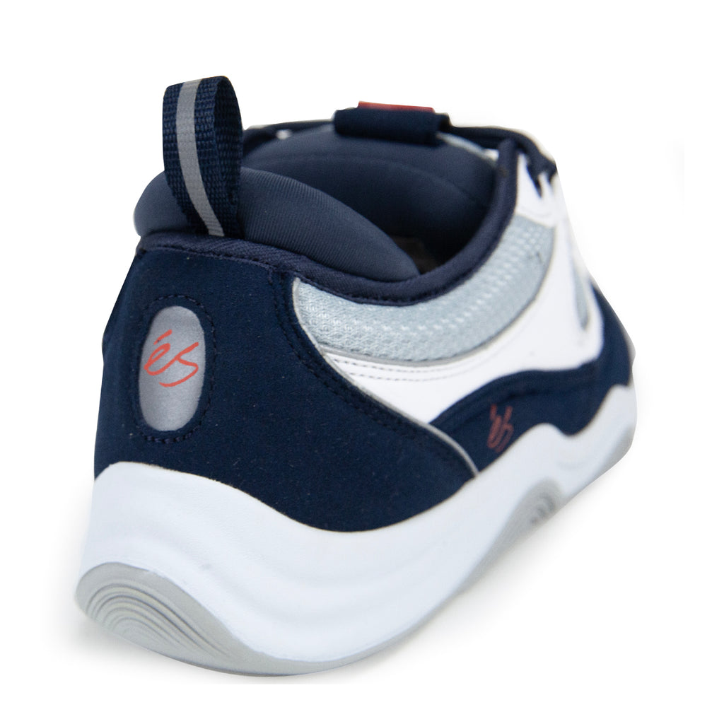 eS Two Nine 8 Skate Shoes in Navy / White - Heel