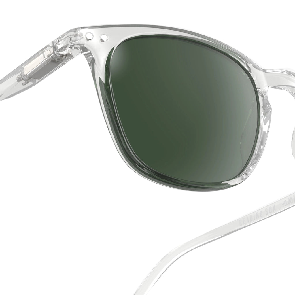 IZIPIZI #E Sunglasses - Crystal Polarized - closeup