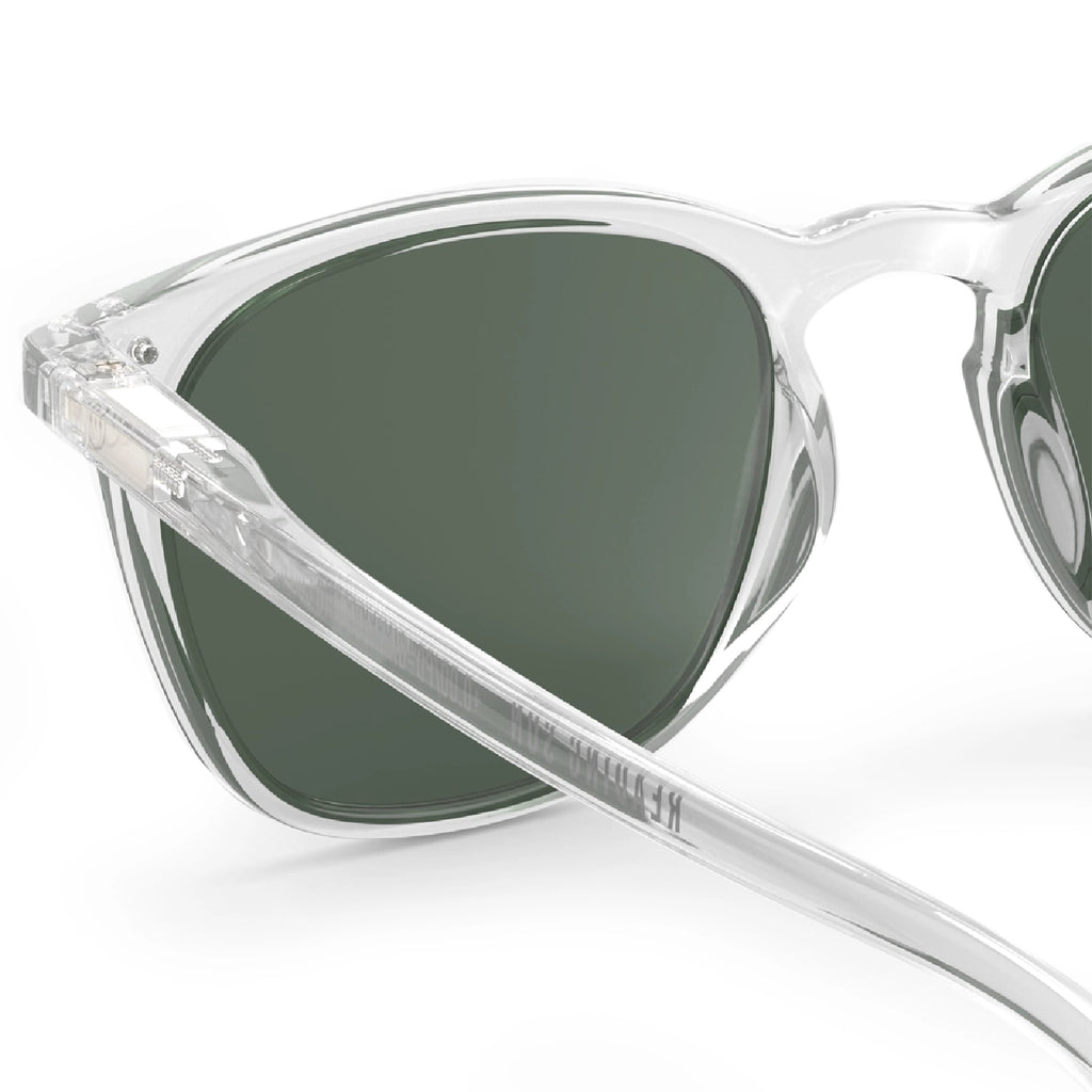 IZIPIZI #E Sunglasses - Crystal Polarized - closeup2