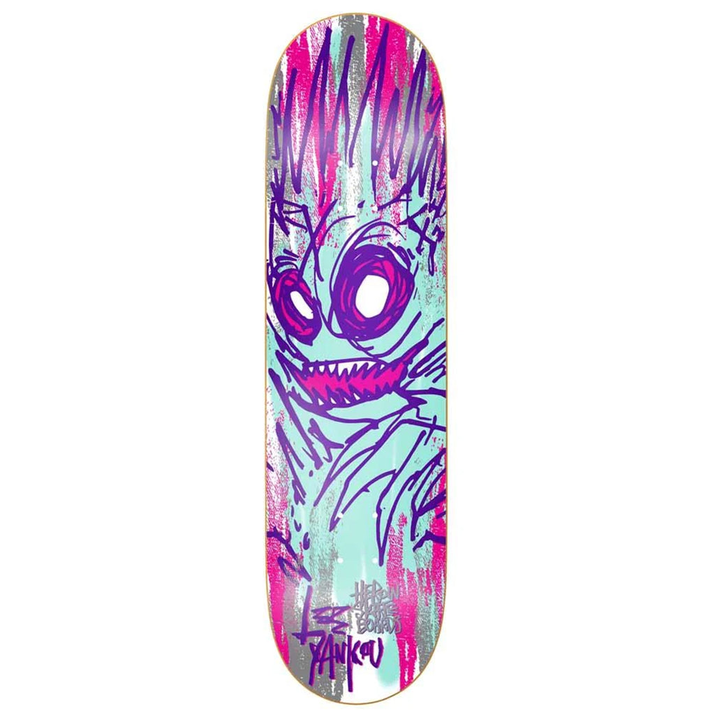 Heroin Skateboards Lee Yankou Savages Skateboard deck 8.25"