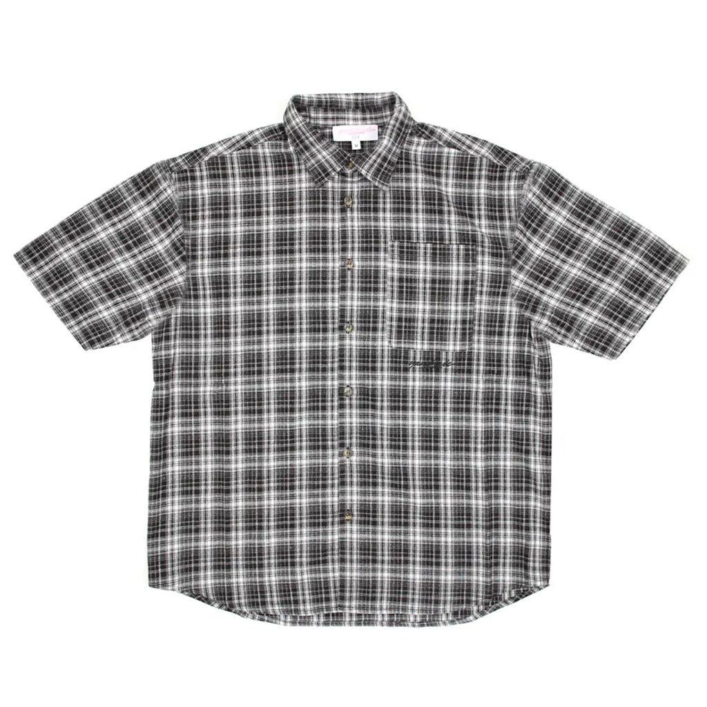 Yardsale Faded Plaid Shirt - White - main