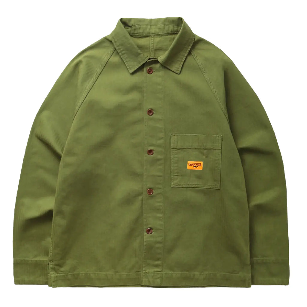 Service Works Herringbone Front of House Jacket - Pesto