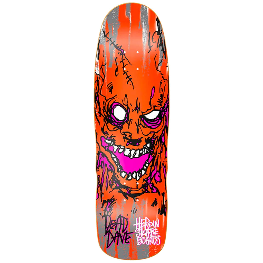 Heroin Skateboards Dead Dave Savages Skateboard deck 10.1"