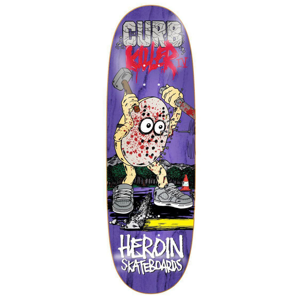 Heroin Skateboards Curb Killer 4 Skateboard deck 10"