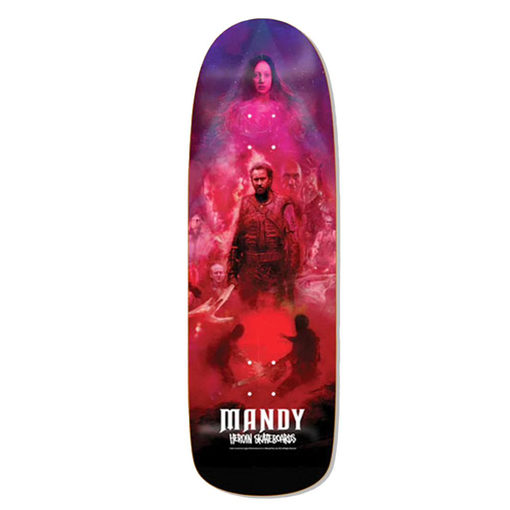 Heroin Skateboards Mandy Poster Skateboard deck 9.5"