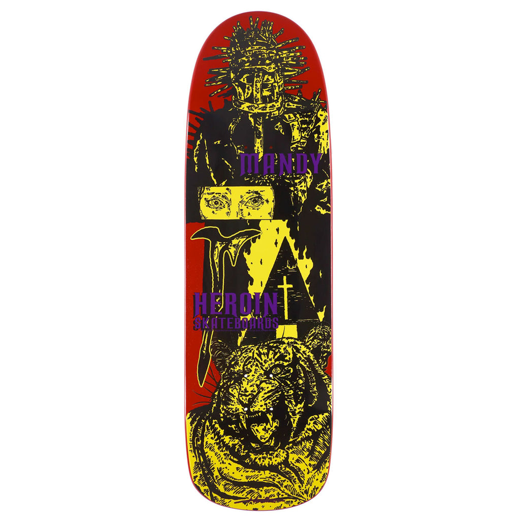 Heroin Skateboards Mandy x Hirotton Skateboard deck 9.4" - main