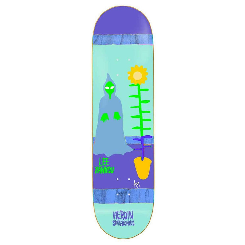 Heroin Skateboards Lee Yankou Papillon Series Skateboard deck 8.5"