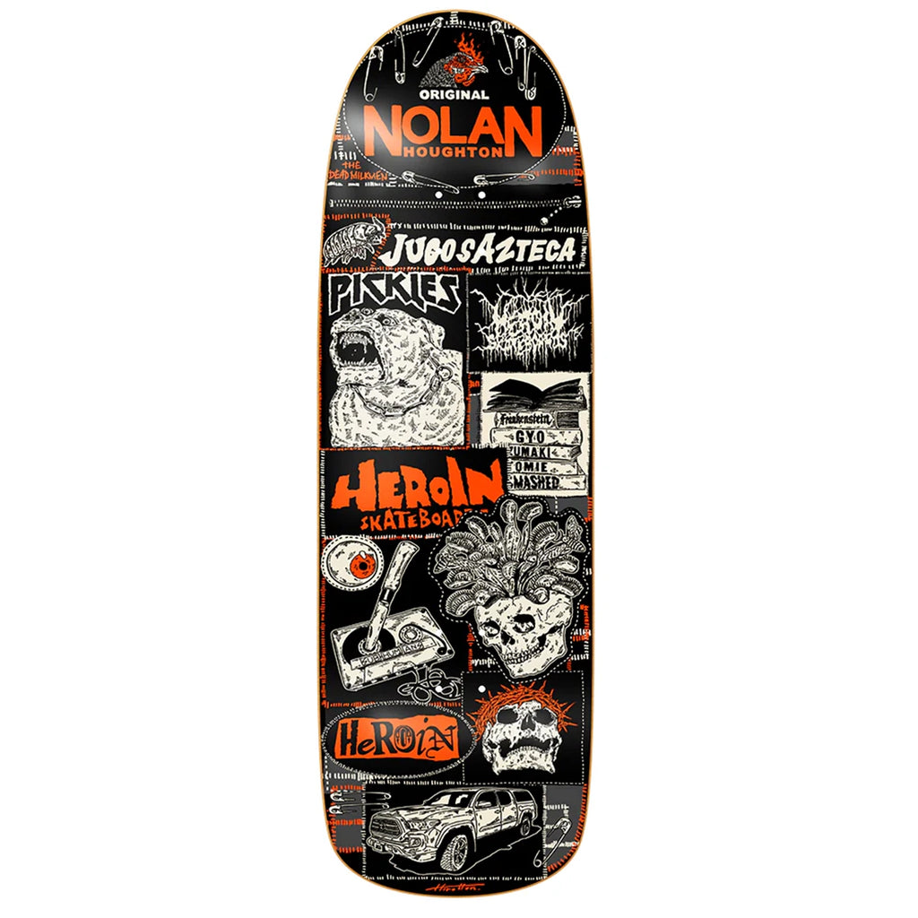 Heroin Skateboards Nolan's Original  Skateboard Deck 9.6"-main