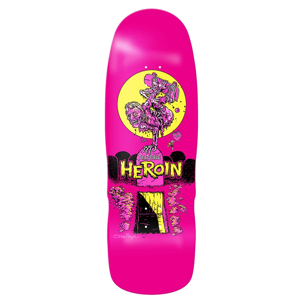 Heroin Skateboards Dead Dave Zombie Skateboard deck 10.4"-main