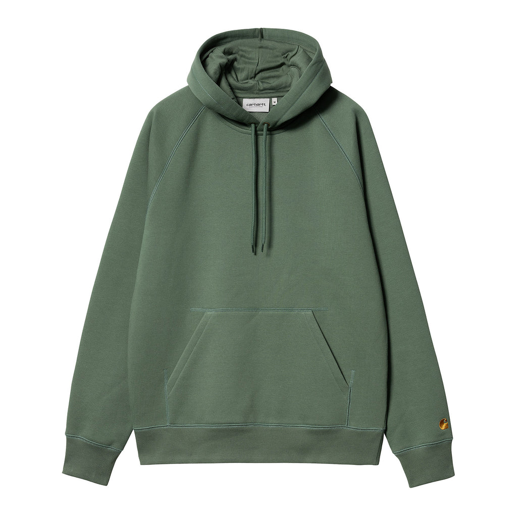 Carhartt WIP Hooded Chase Sweat -  Duck Green / Gold
