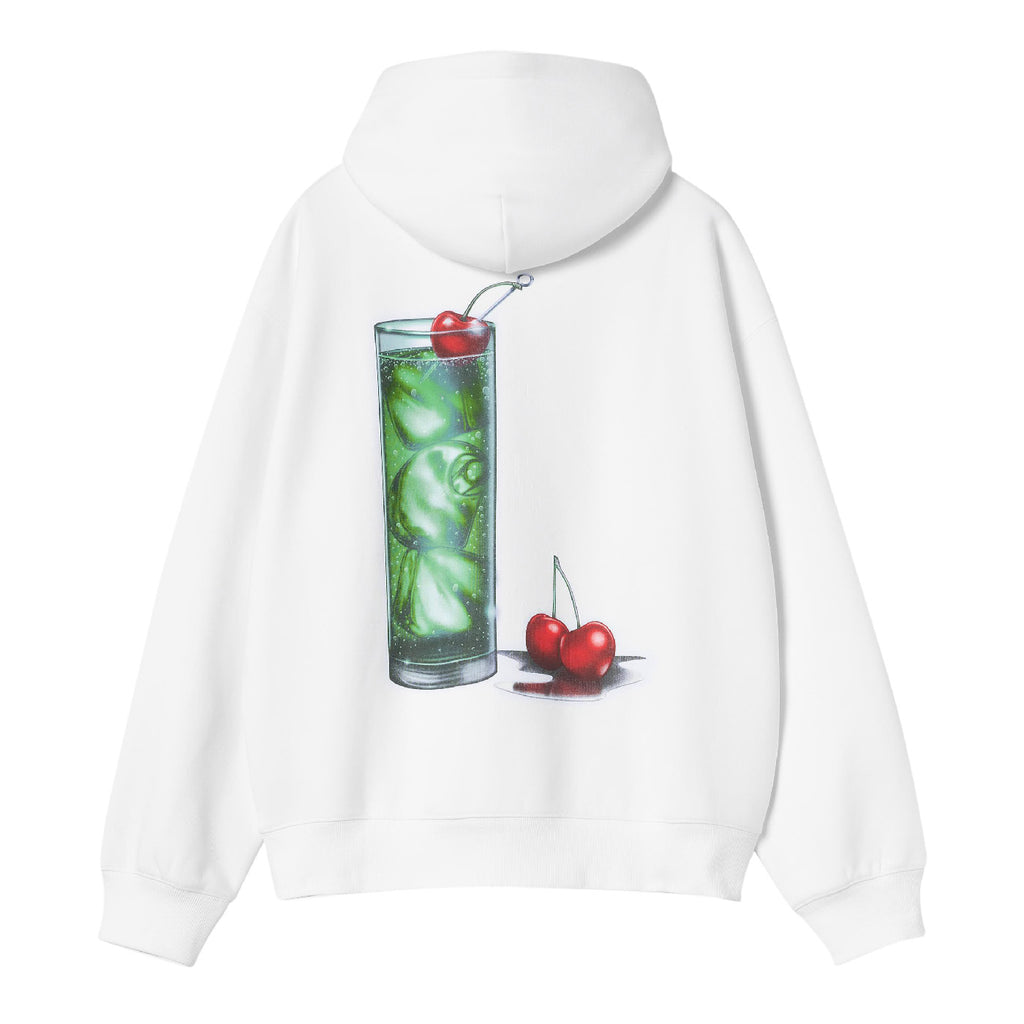 Carhartt WIP Hooded Jake Garcia Sweatshirt - White - back