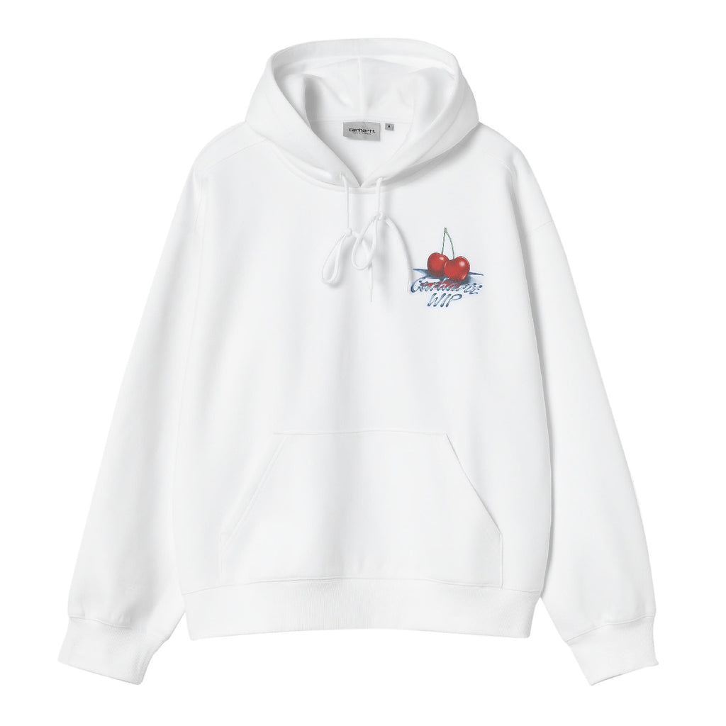 Carhartt WIP Hooded Jake Garcia Sweatshirt - White - front