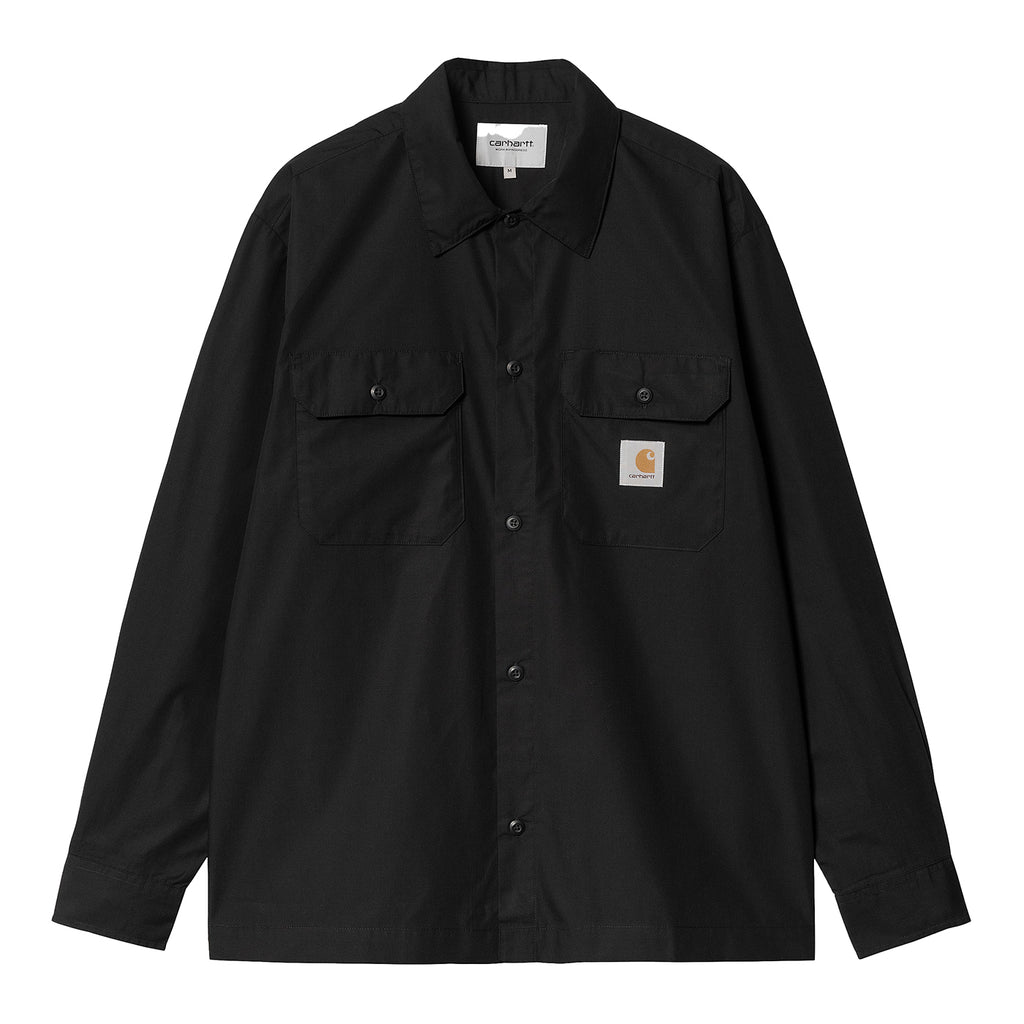 Carhartt WIP L/S Craft Shirt - Black - front