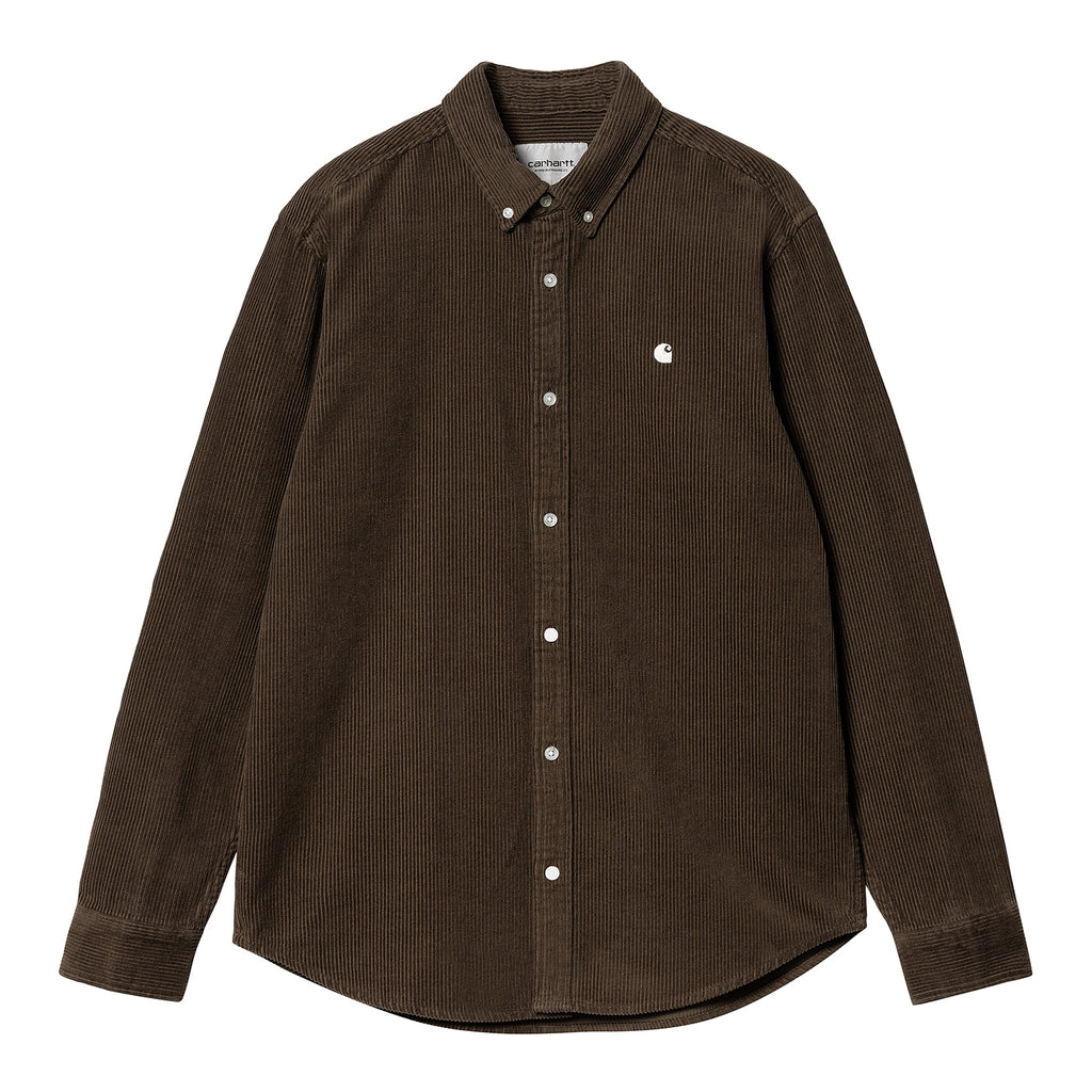 Carhartt WIP L/S Madison Cord Shirt - Buckeye / Wax - main
