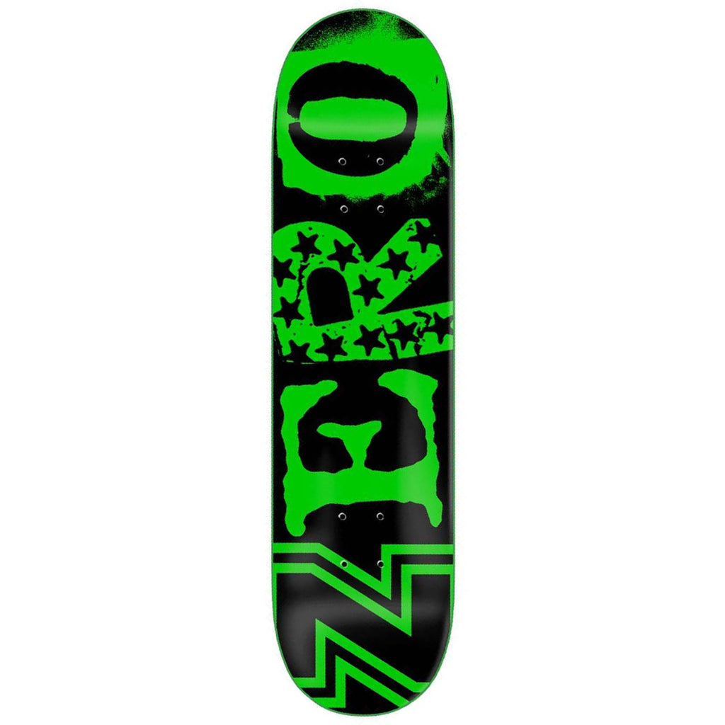 Zero Skateboards Legacy Ransom Green Dipped Skateboard Deck - 8.5"